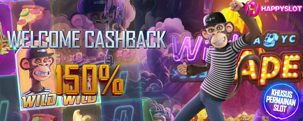 Welcome Cashback Slot 150% Diakhir